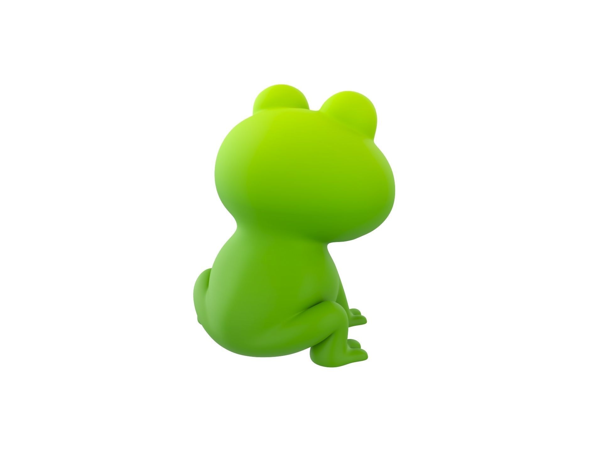 Character287 Frog 3D model_4