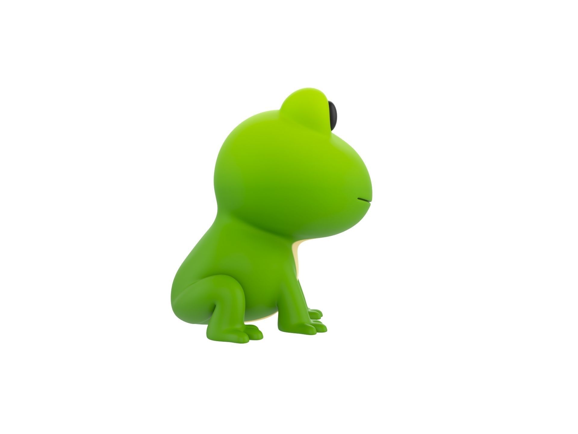 Character287 Frog 3D model_3