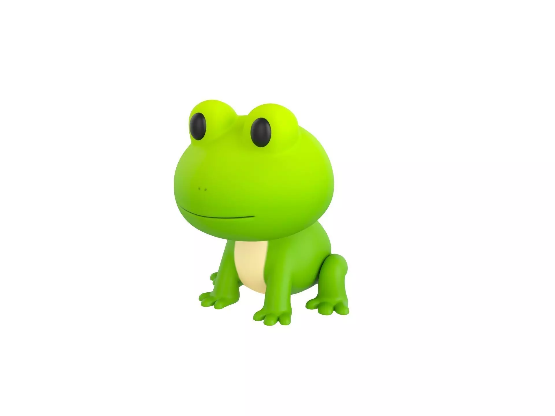 Character287 Frog 3D model_0