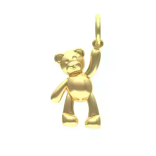 Teddy pendant 04 3D print model