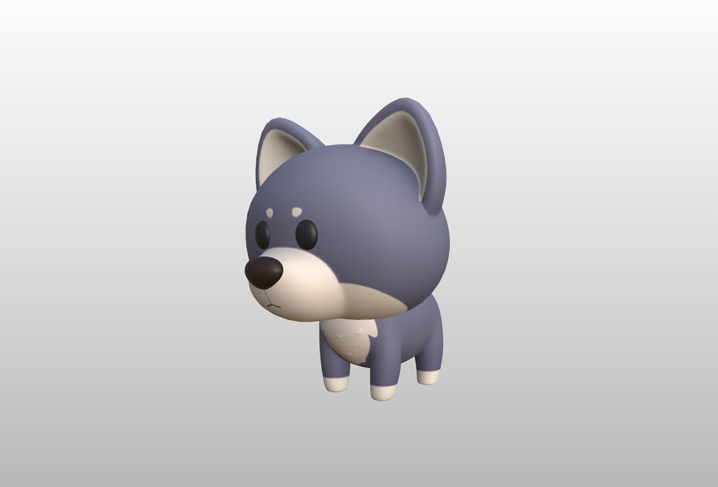Character289 Wolf 3D model_10
