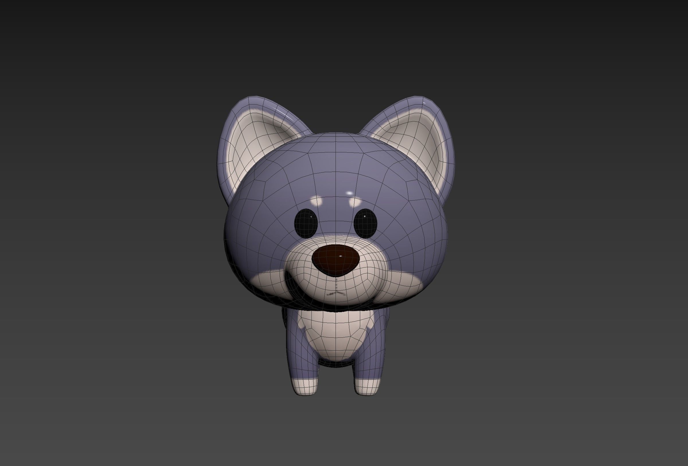 Character289 Wolf 3D model_23