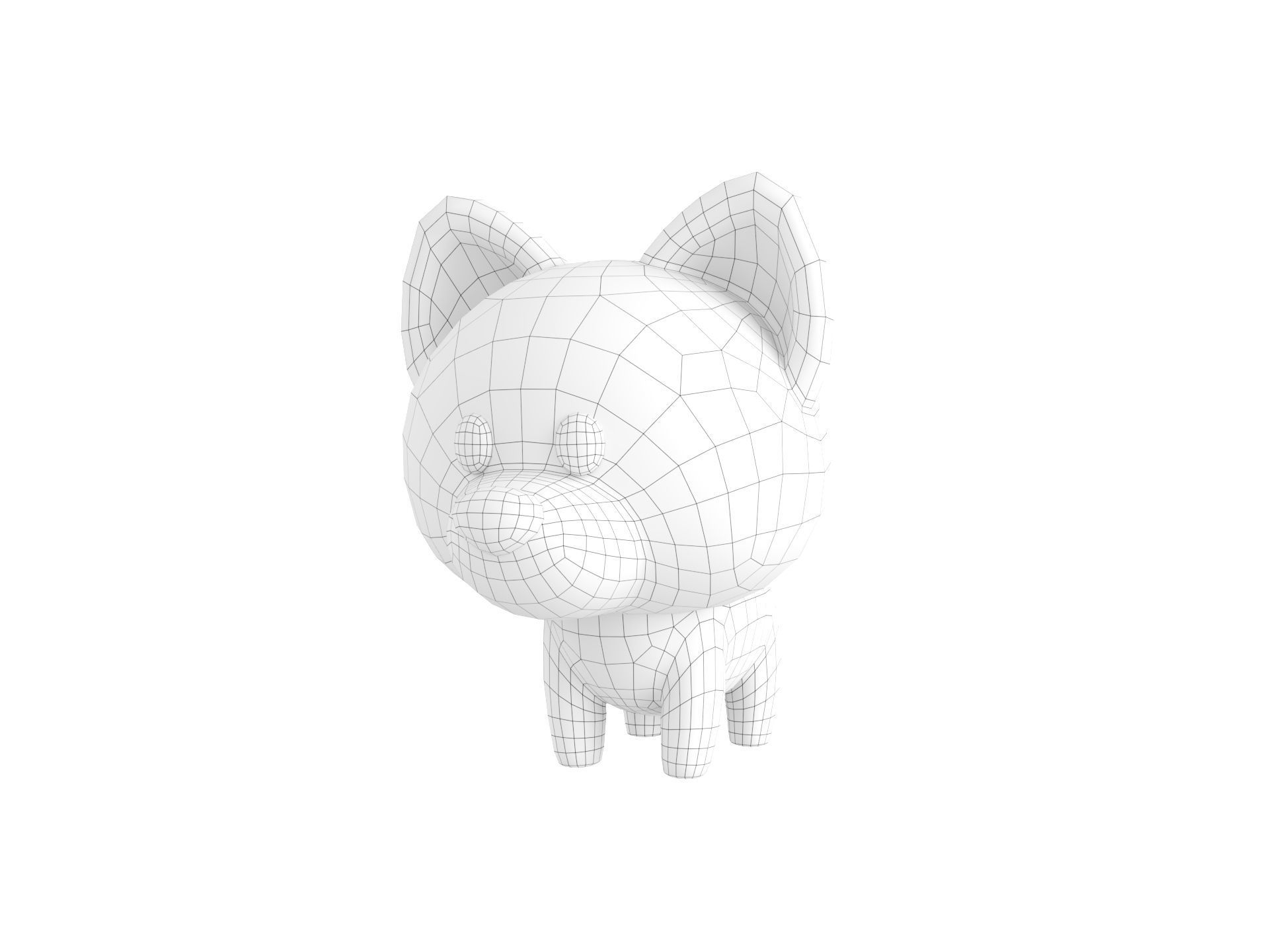 Character289 Wolf 3D model_34