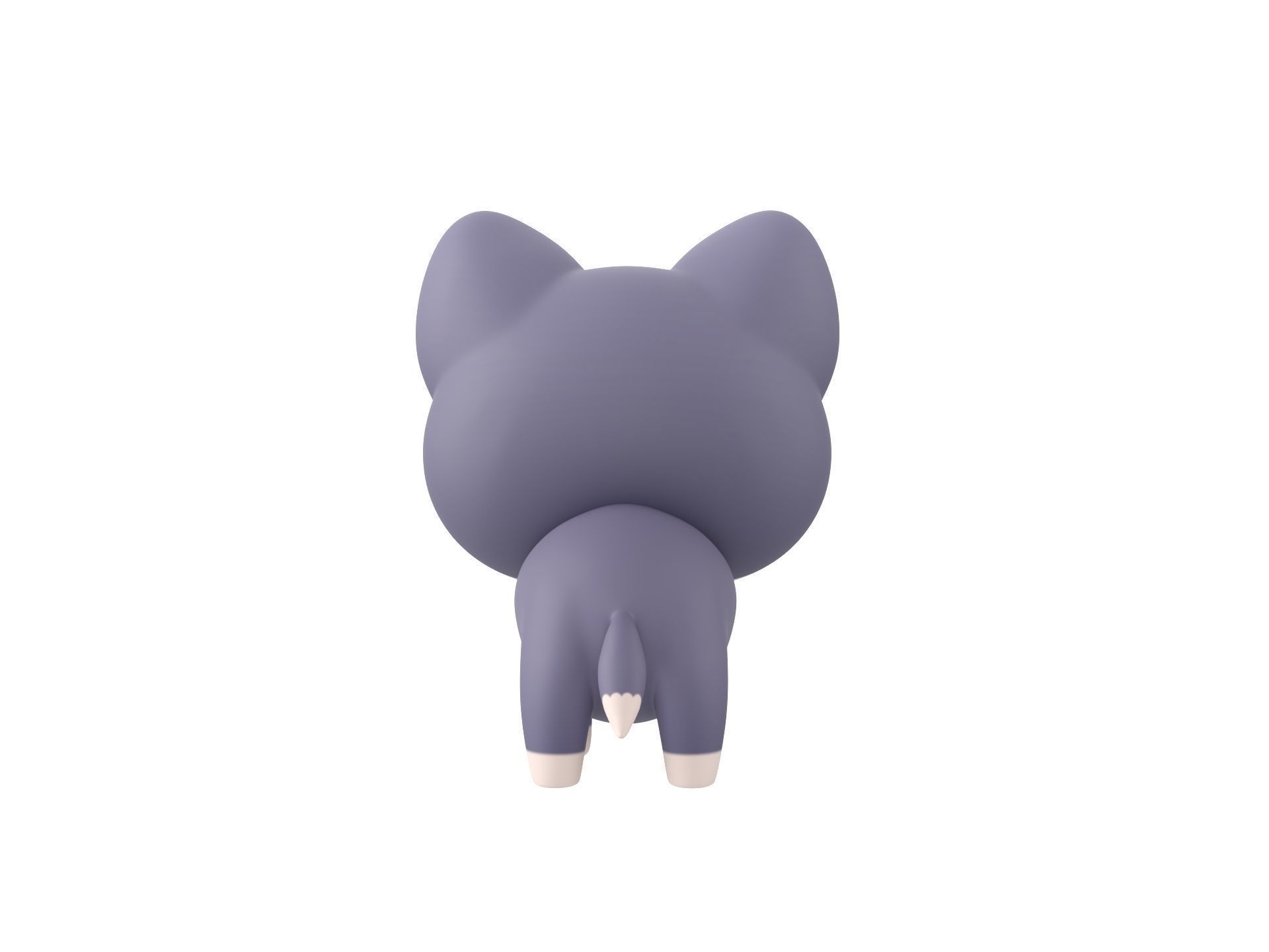 Character289 Wolf 3D model_5