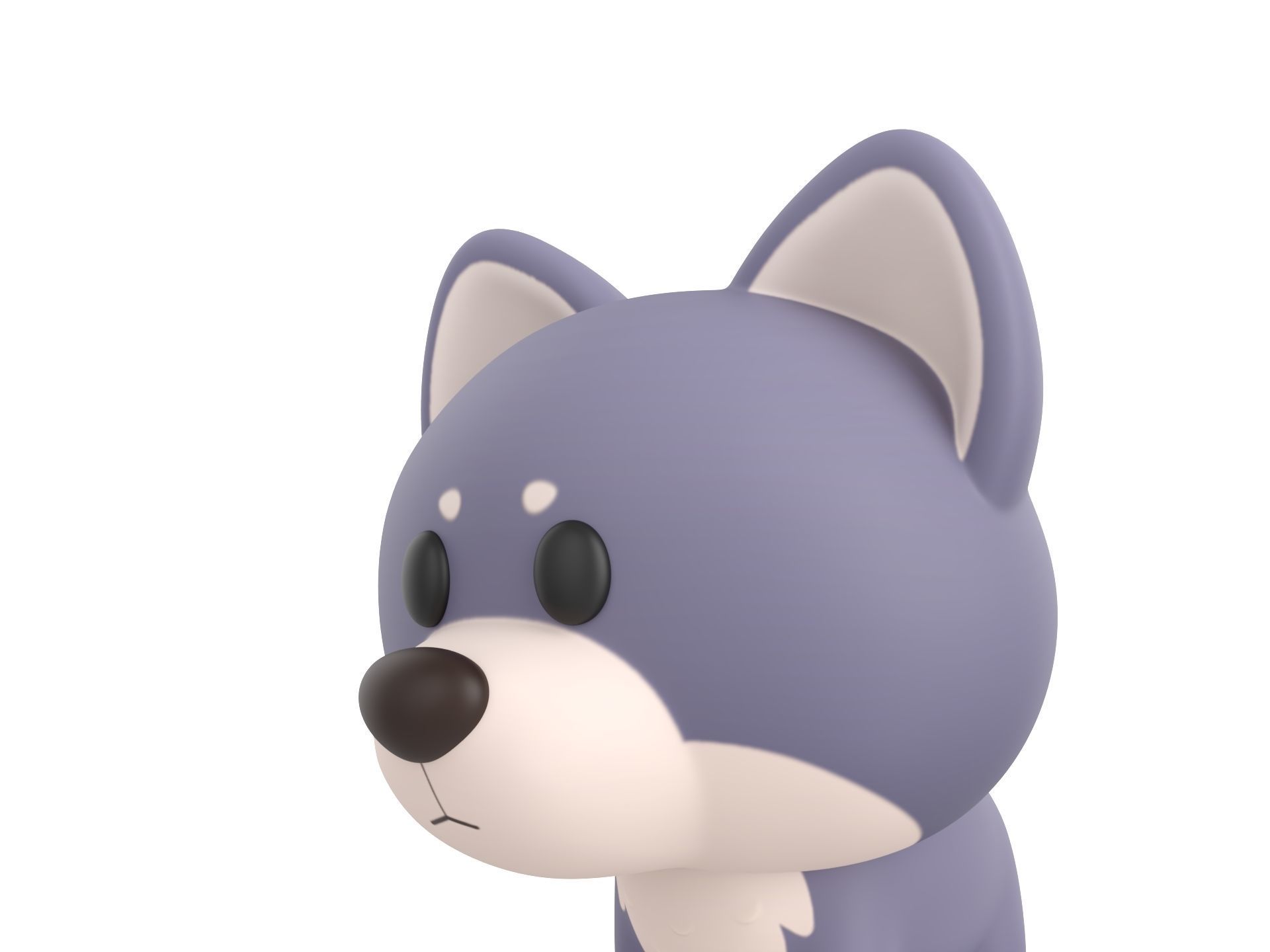 Character289 Wolf 3D model_9