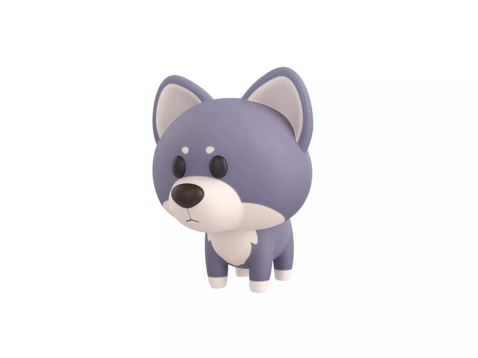 Character289 Wolf 3D model_0