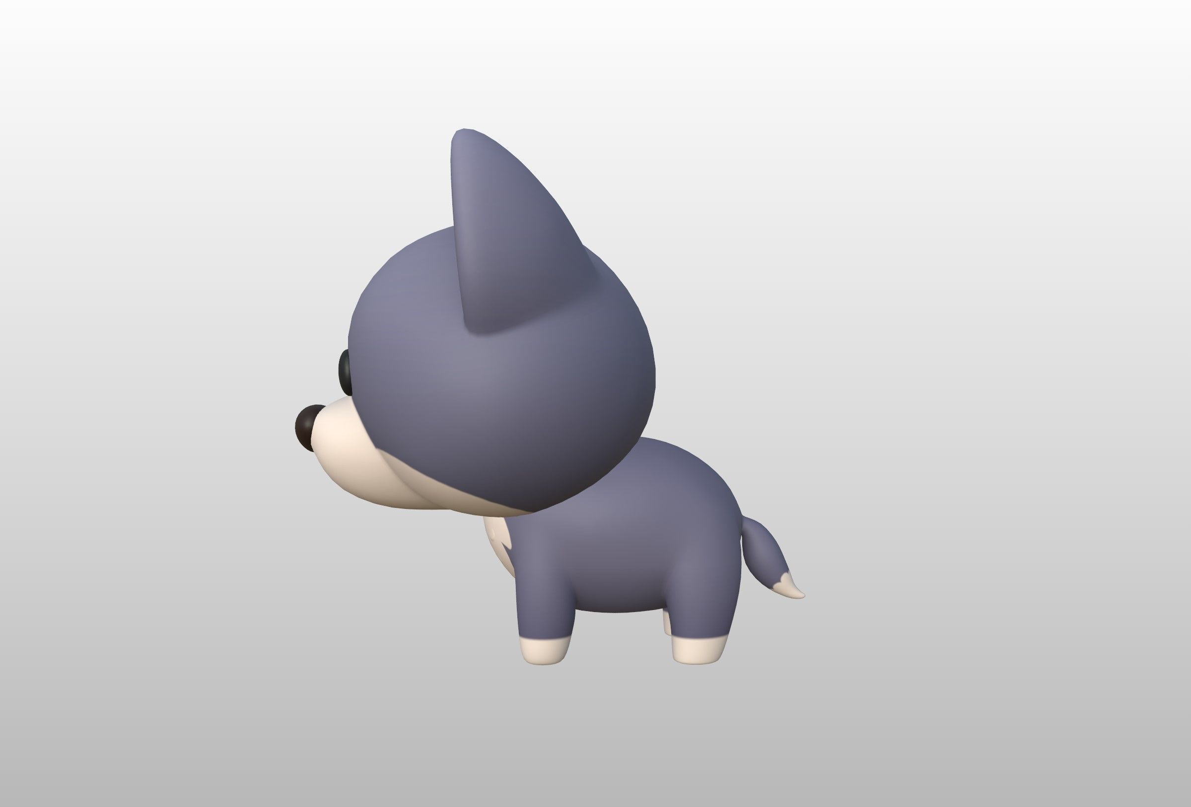 Character289 Wolf 3D model_17