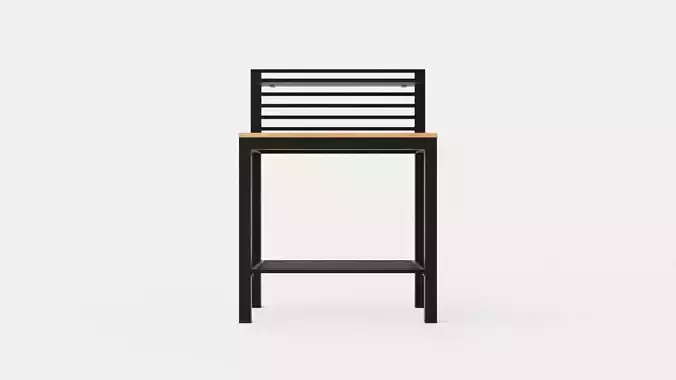 Ellos workbench Low-poly 3D model