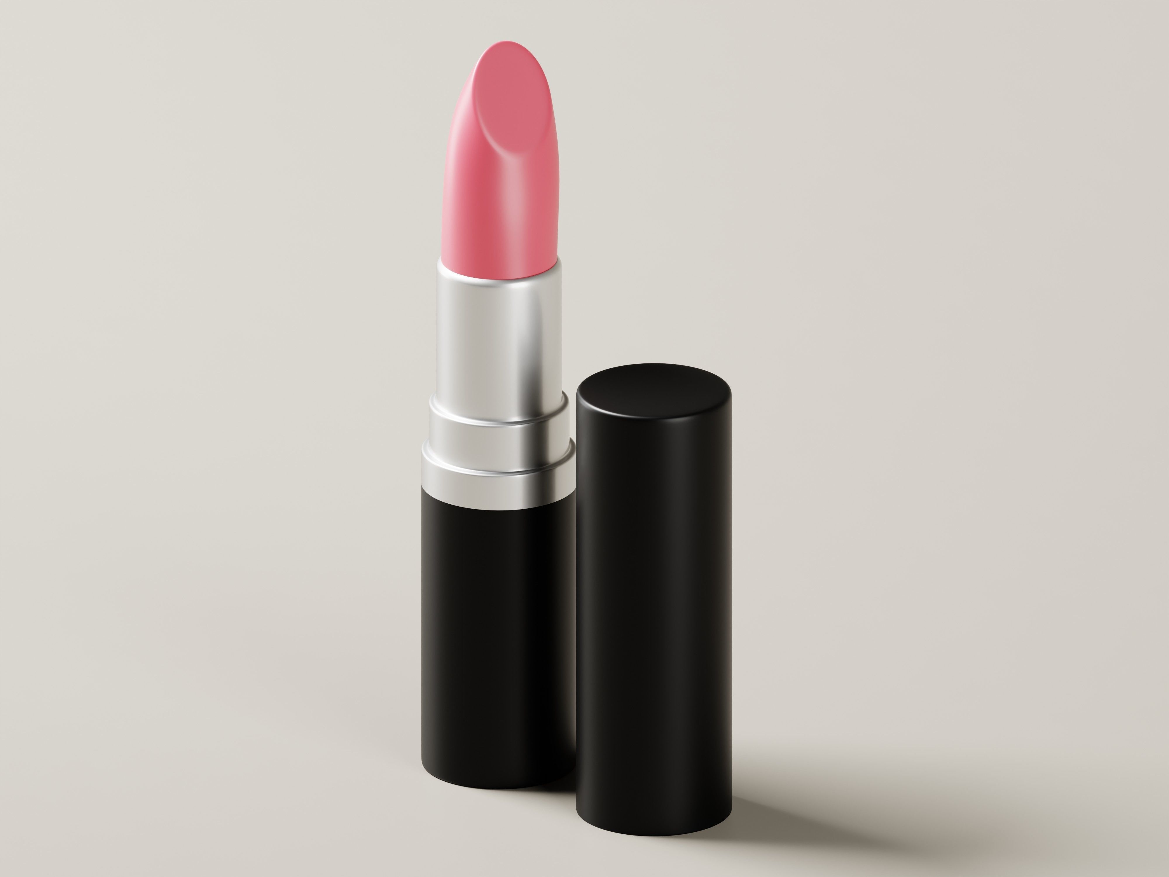 Pink Matte Lipstick 3D Model Low-poly 3D model_3