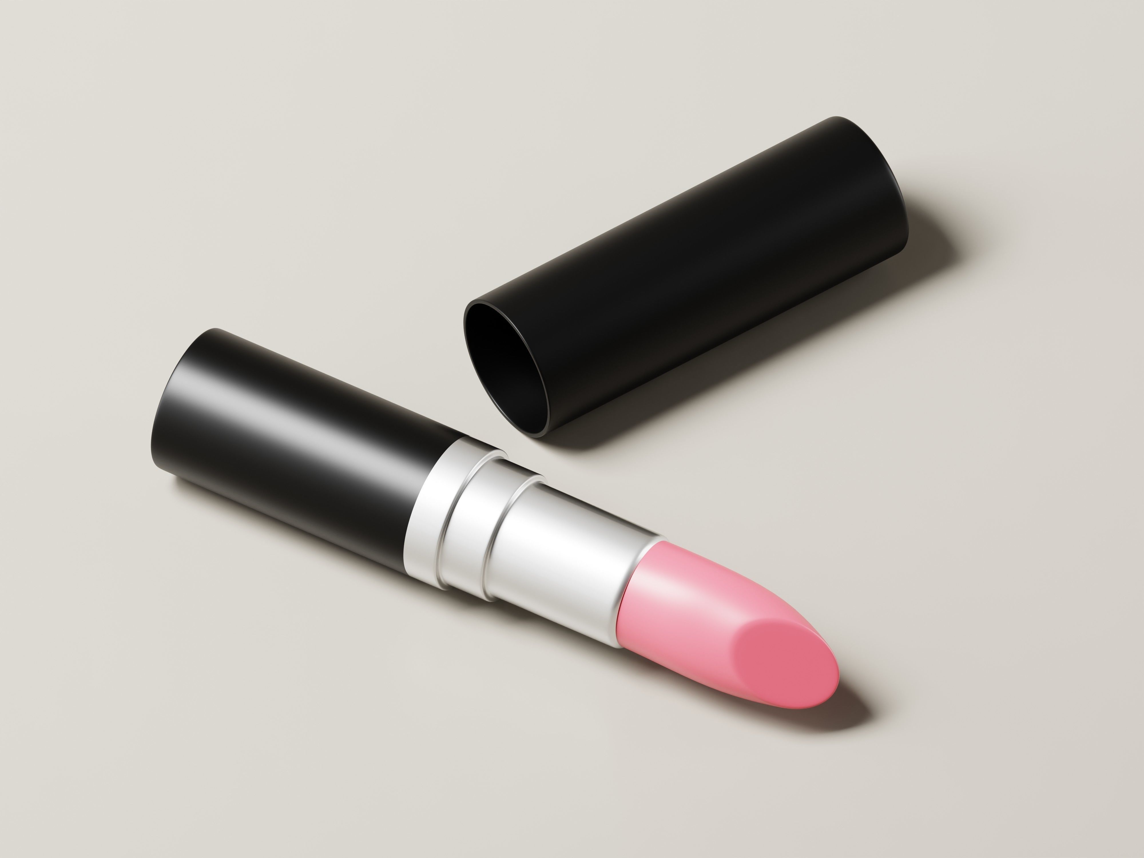 Pink Matte Lipstick 3D Model Low-poly 3D model_5