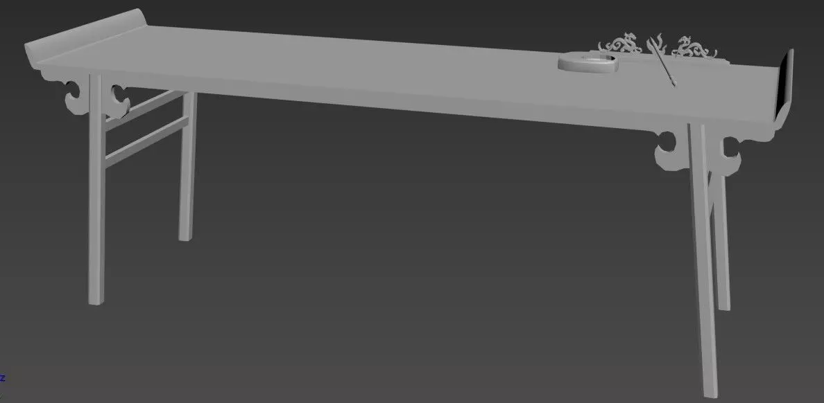 table Free 3D model_0