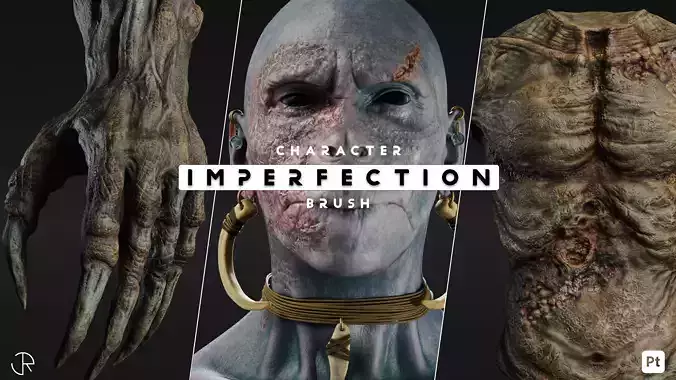 Creature Imperfection Brush Smart Materials 3D model
