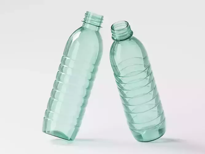 Plastic Water Bottle 3D Model