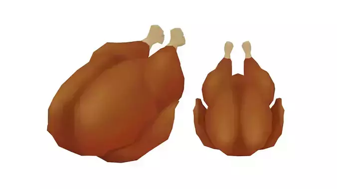 Roasted Chicken - Hand Painted