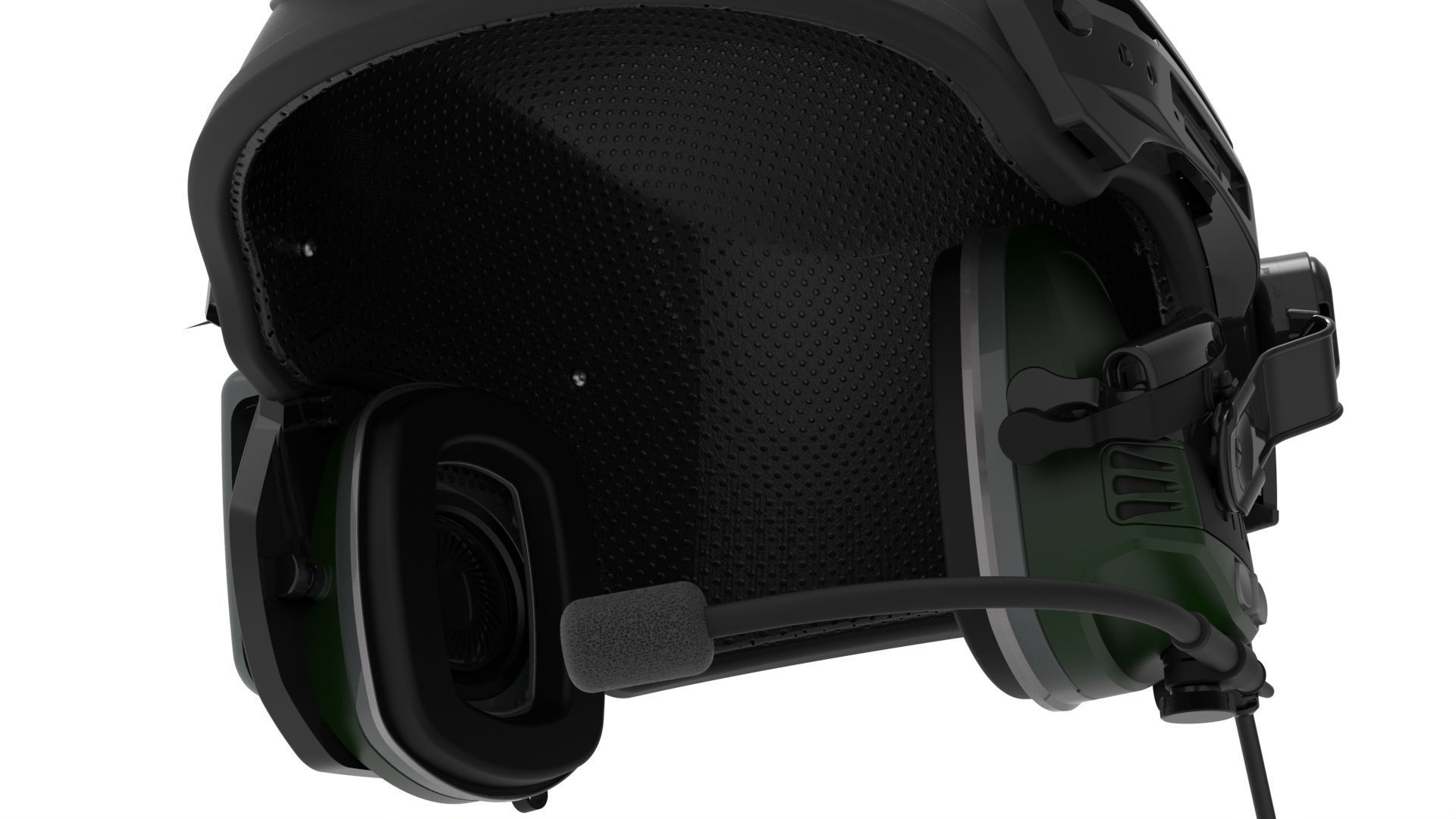 Tactical Helmet - Detailed and High Poly 3D model_7