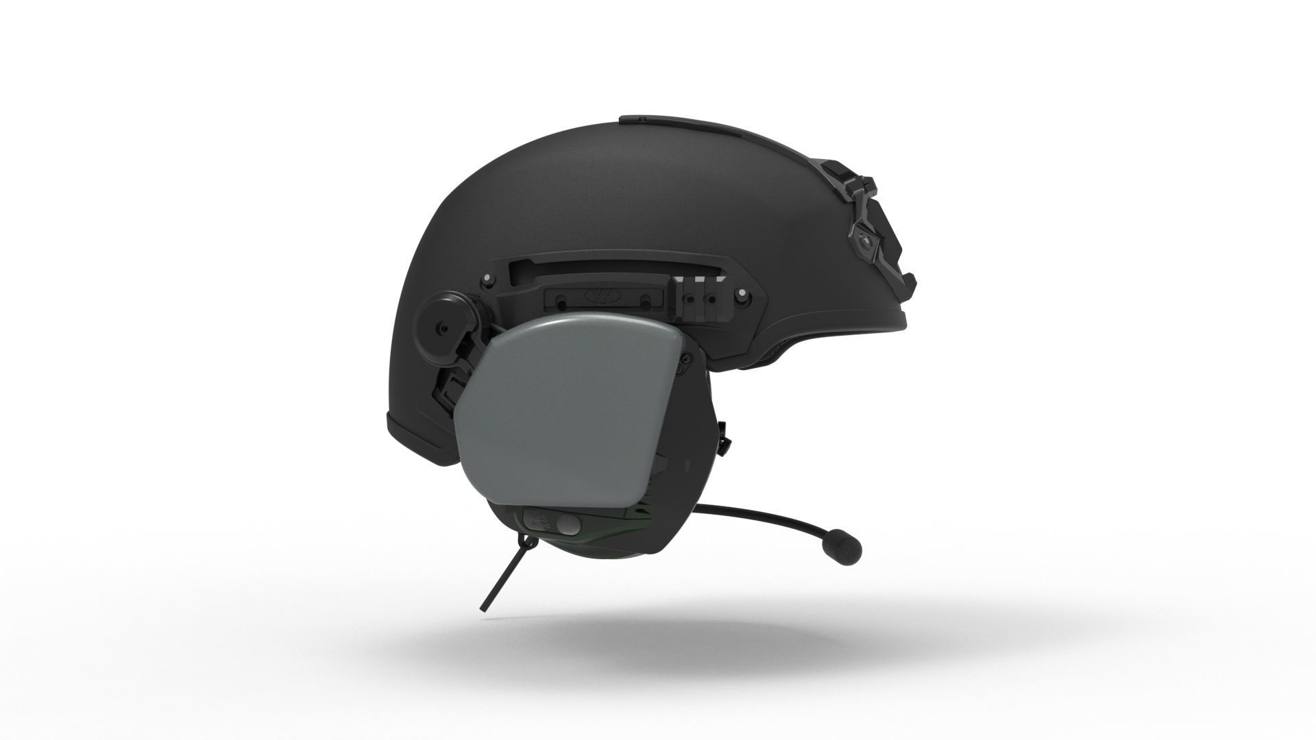 Tactical Helmet - Detailed and High Poly 3D model_3