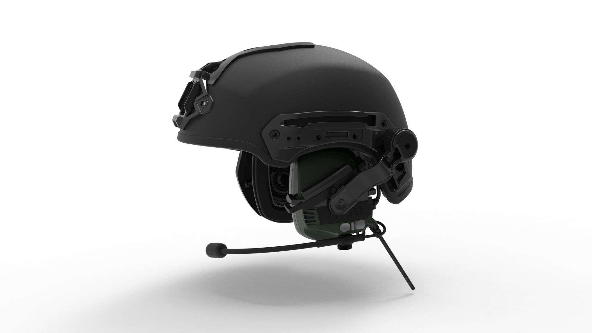 Tactical Helmet - Detailed and High Poly 3D model_6