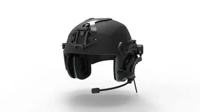 Tactical Helmet - Detailed and High Poly 3D model