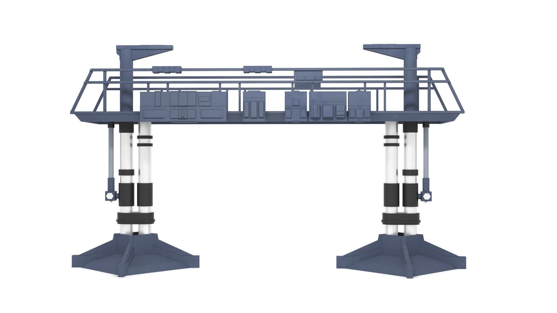 Death Star Hangar Bay Bridge 1-6 scale Hottoys 3D print model_2