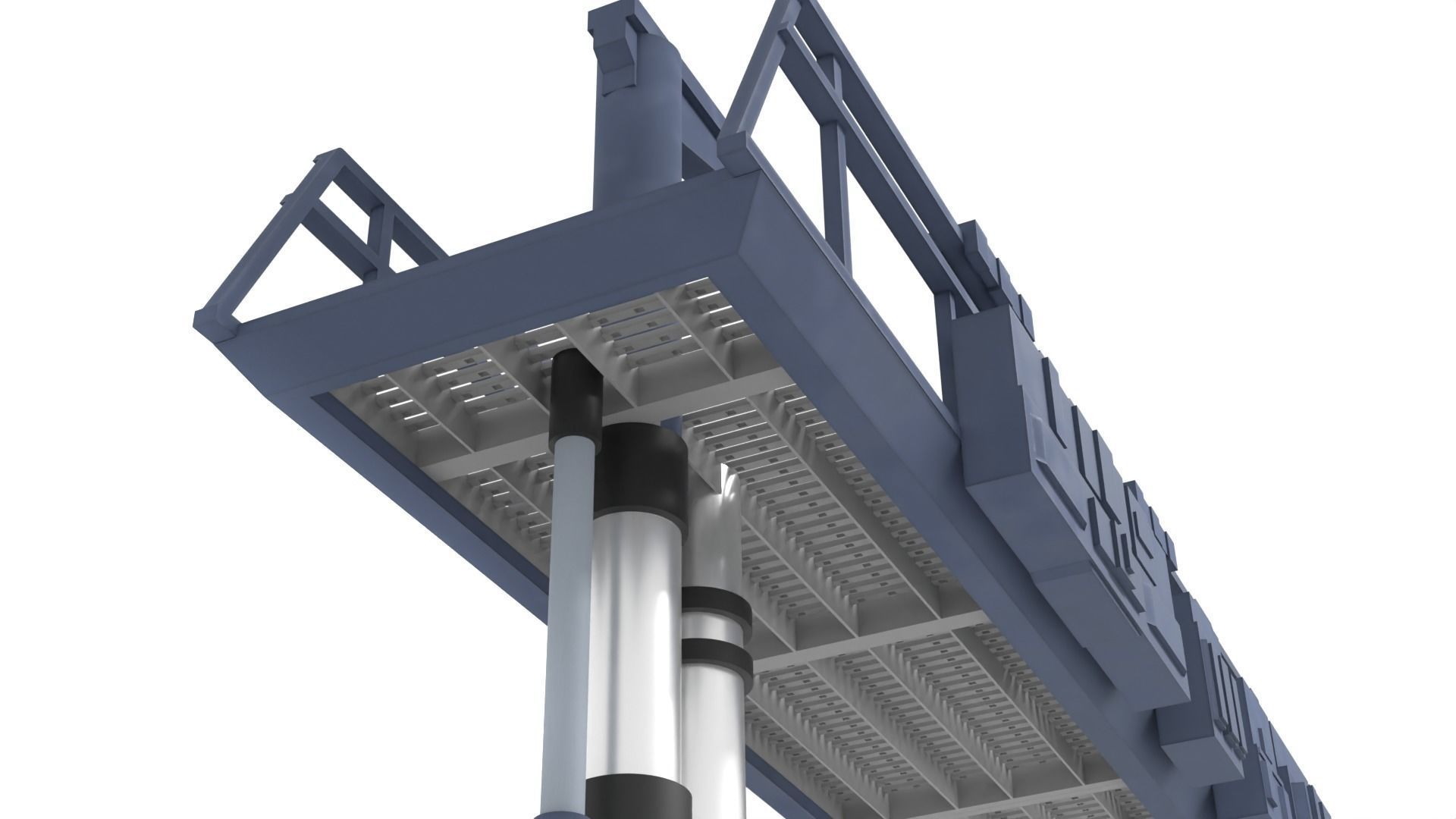 Death Star Hangar Bay Bridge 1-6 scale Hottoys 3D print model_3