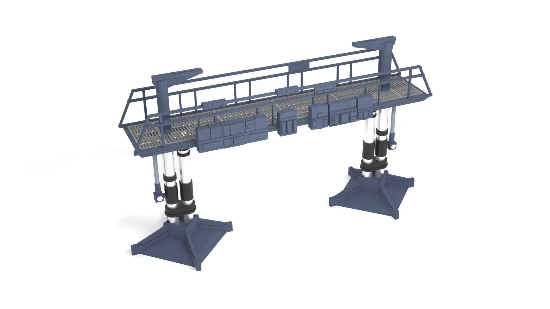 Death Star Hangar Bay Bridge 1-12 scale Blackseries 3D print model_1