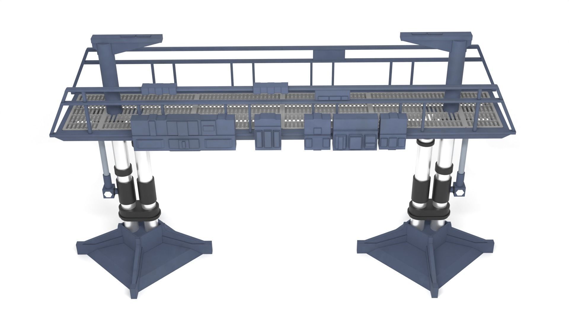 Death Star Hangar Bay Bridge 1-12 scale Blackseries 3D print model_5
