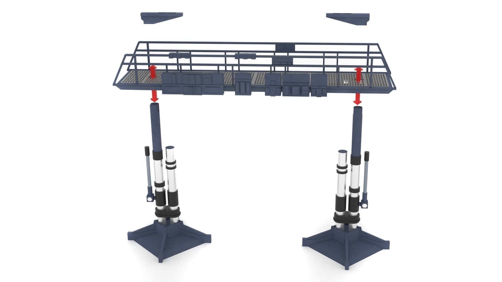 Death Star Hangar Bay Bridge 1-18 scale Kenner Hasbro 3D print model_11