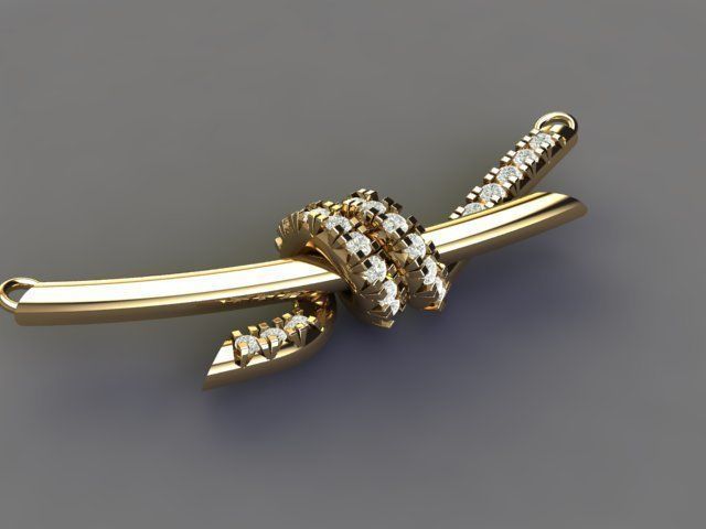 tanmaniya gold daimond 3D print model_1