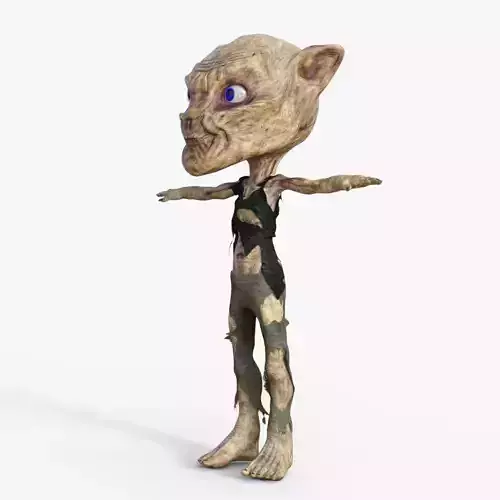 Scary Monster Rigged