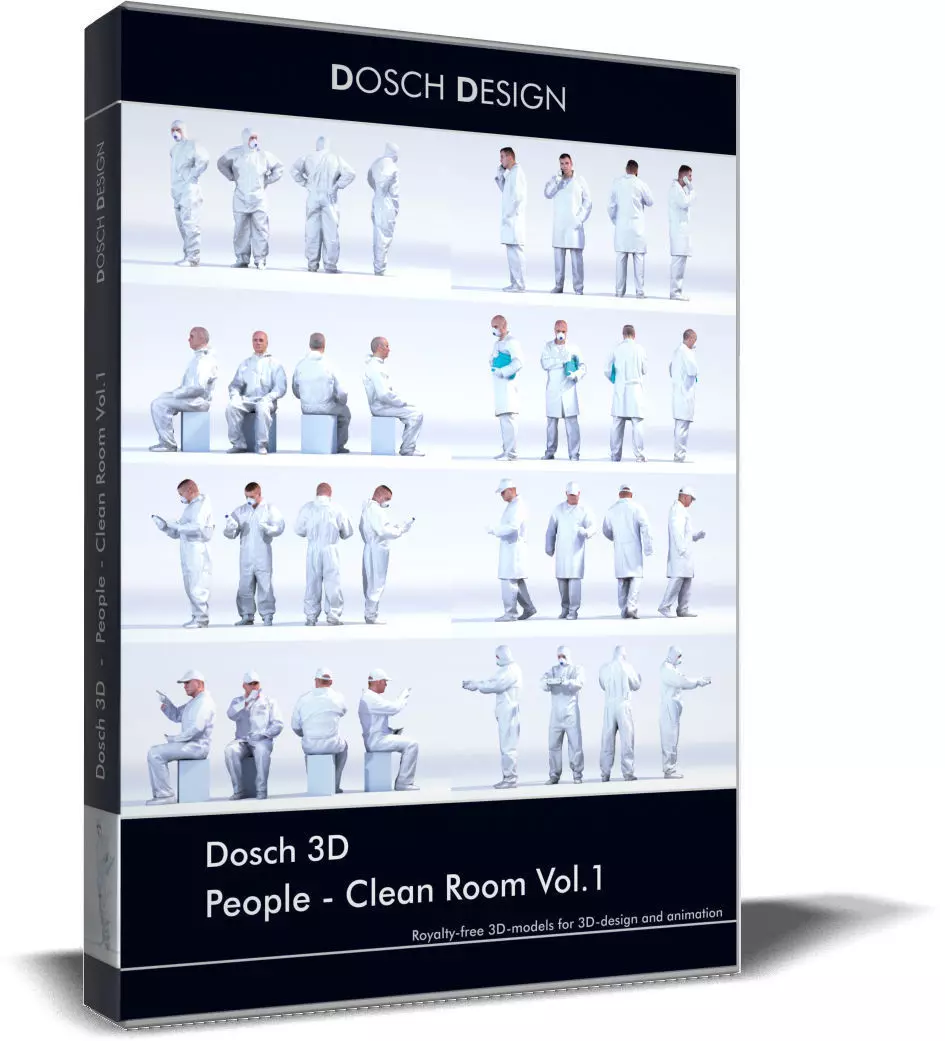Dosch 3D - People - Clean Room Vol 1 3D model_0