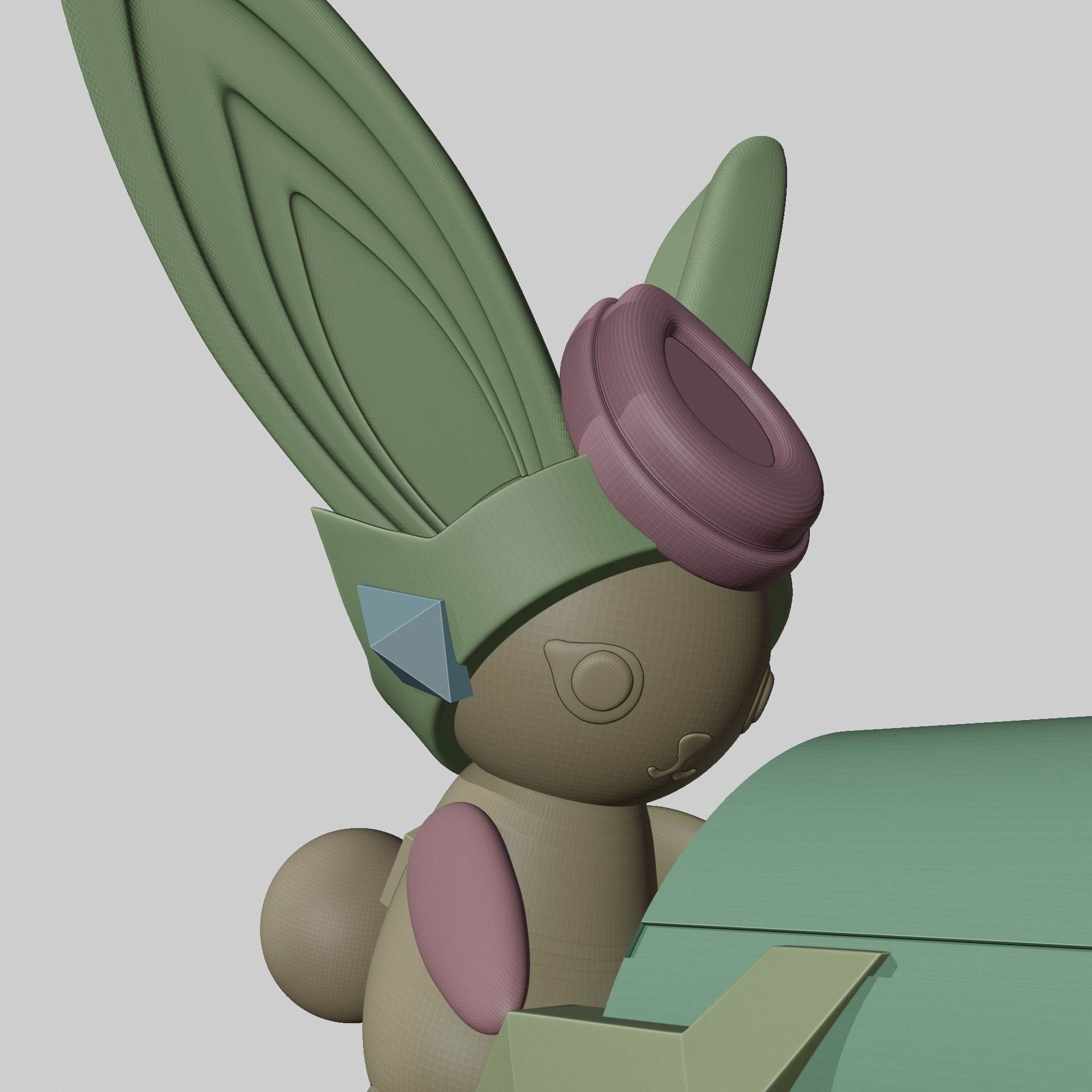 BATTLE BUNNY MISS FORTUNE COSPLAY 3D print model_13