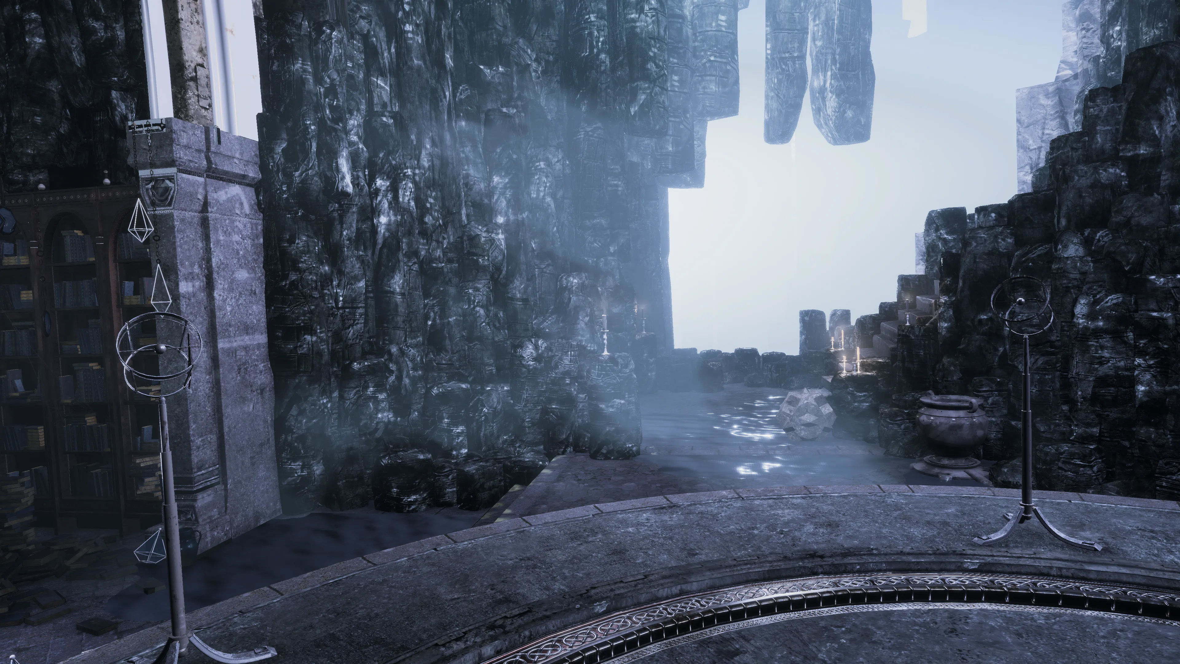 Merlin s Cave Environment  Low-poly 3D model_8