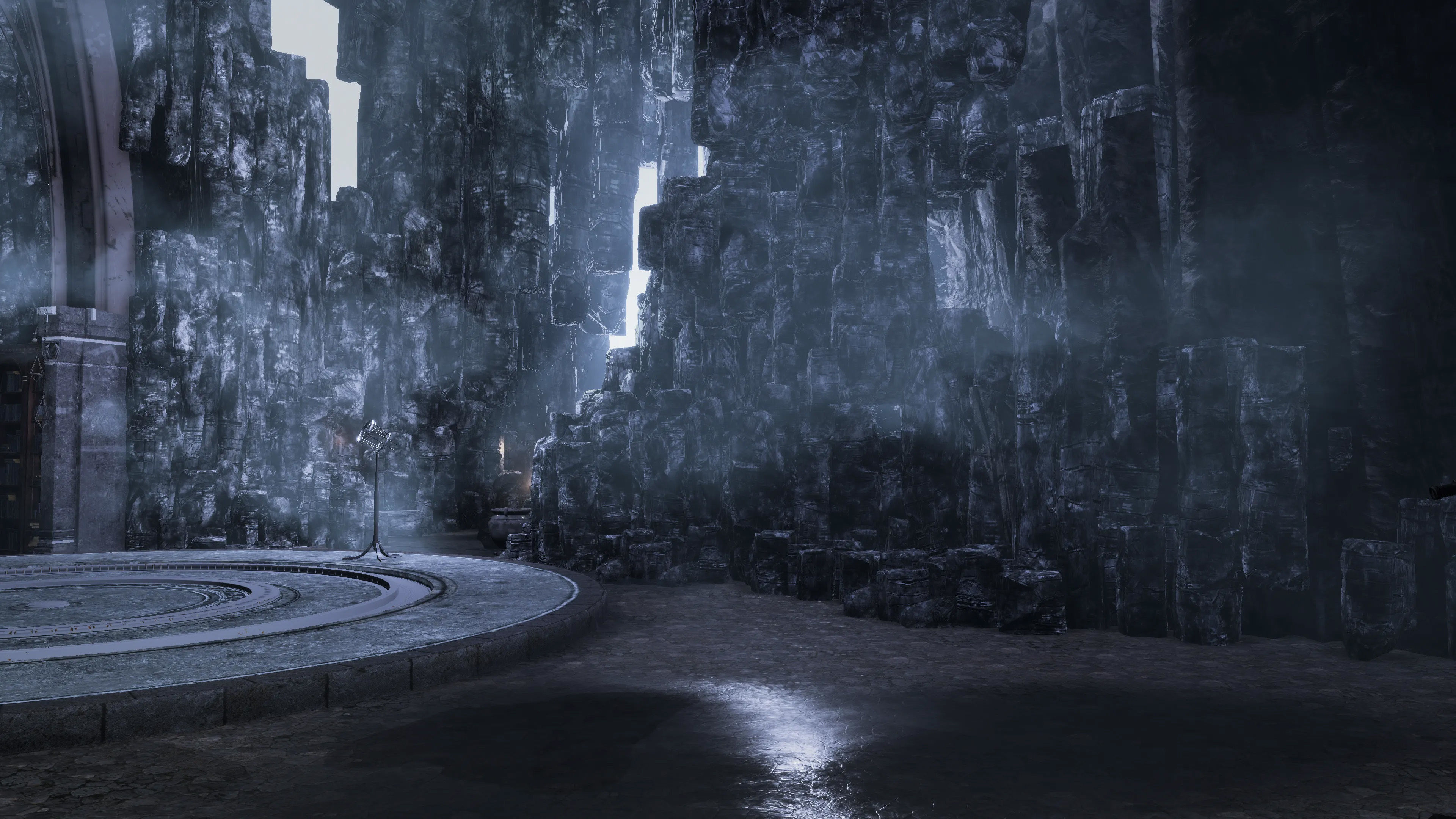 Merlin s Cave Environment  Low-poly 3D model_11