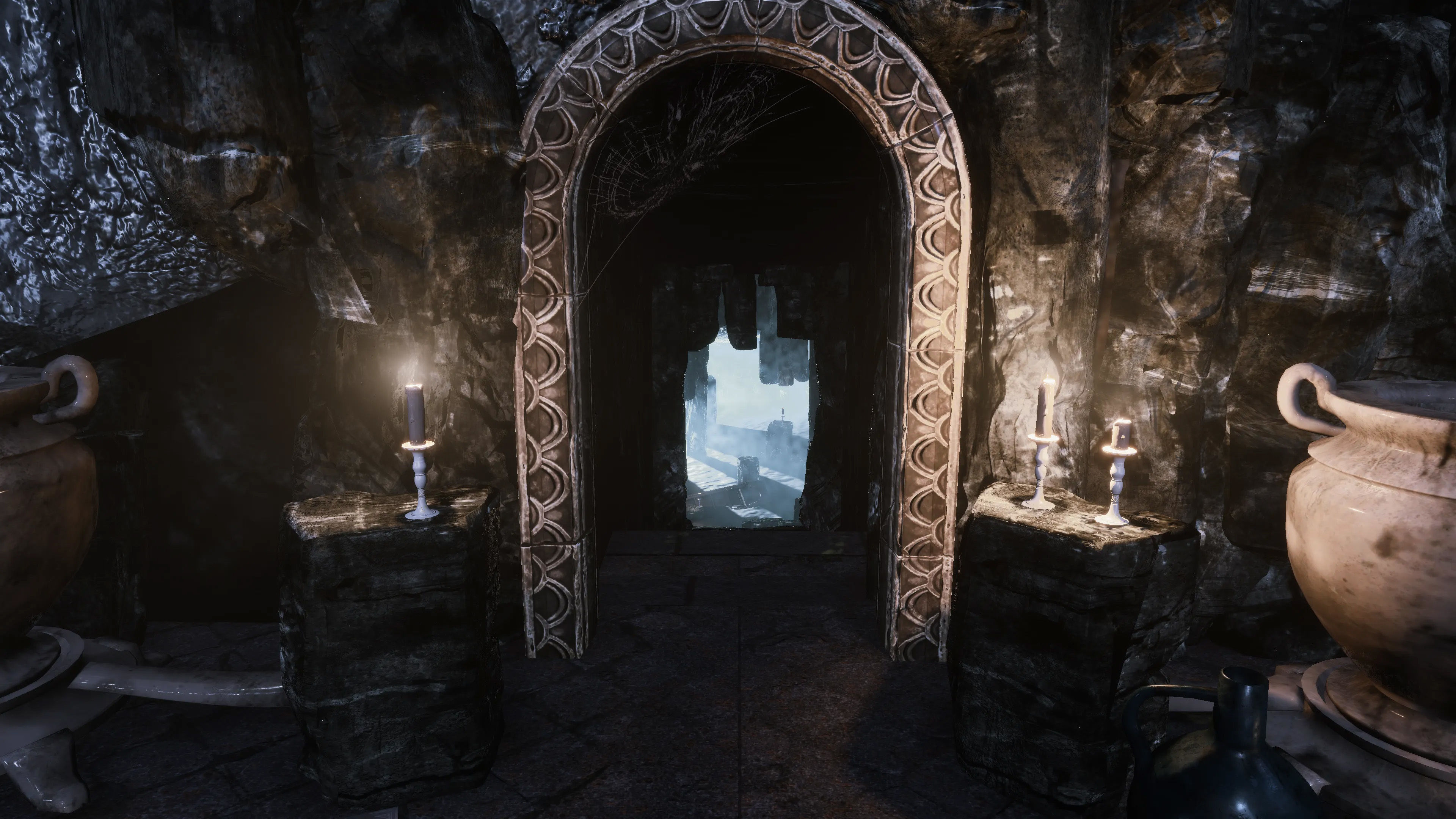 Merlin s Cave Environment  Low-poly 3D model_7