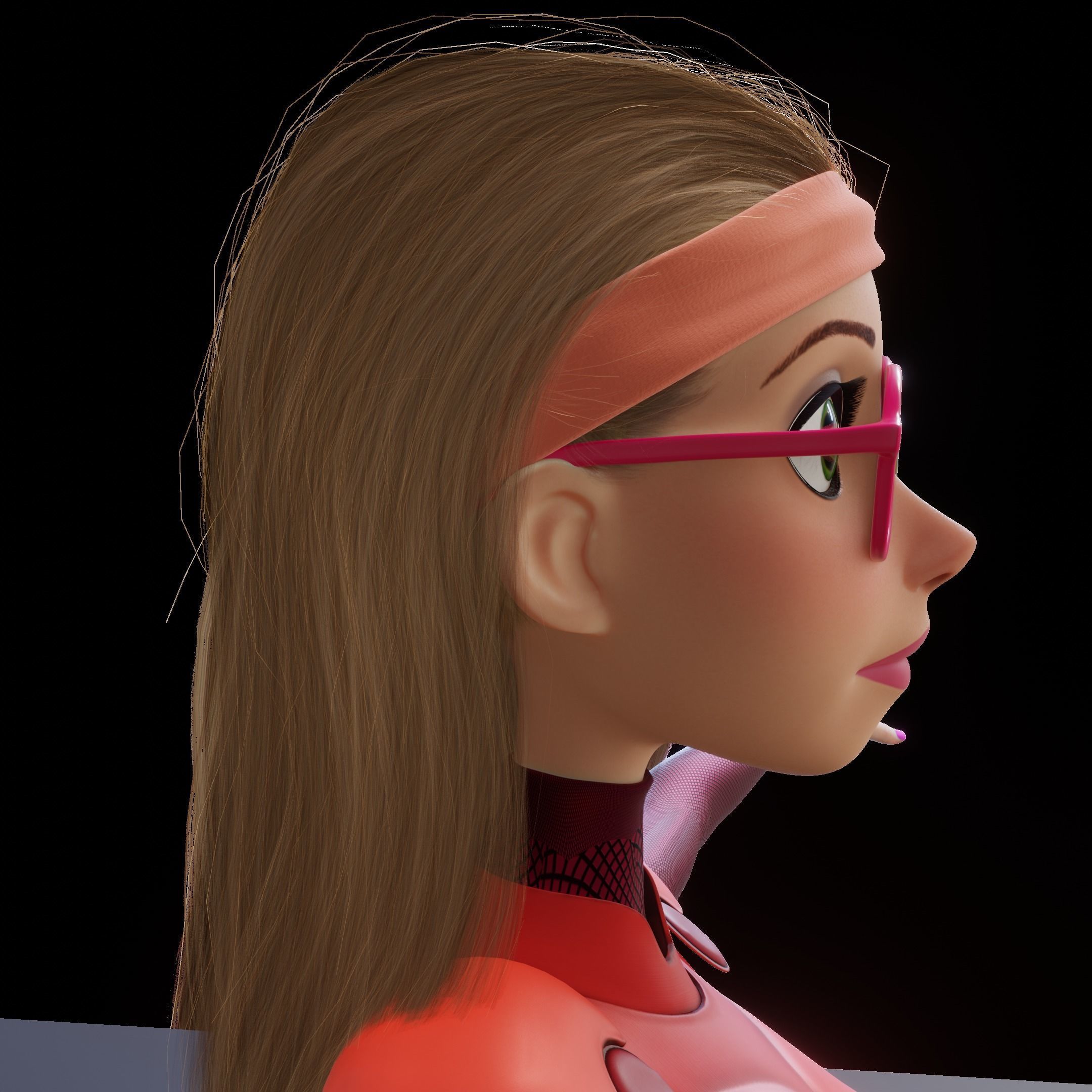 HoneyLemon Low-poly 3D model_8