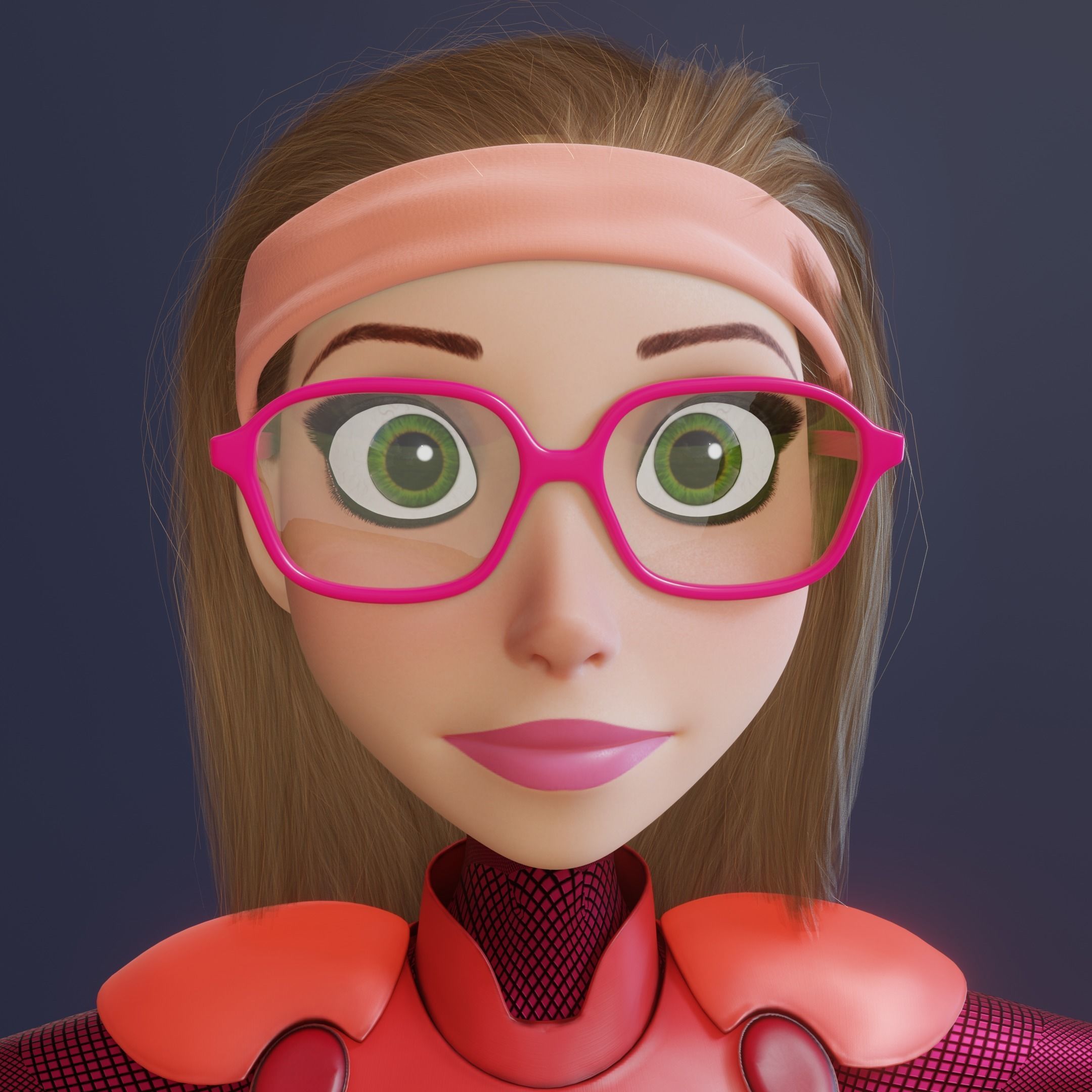 HoneyLemon Low-poly 3D model_4