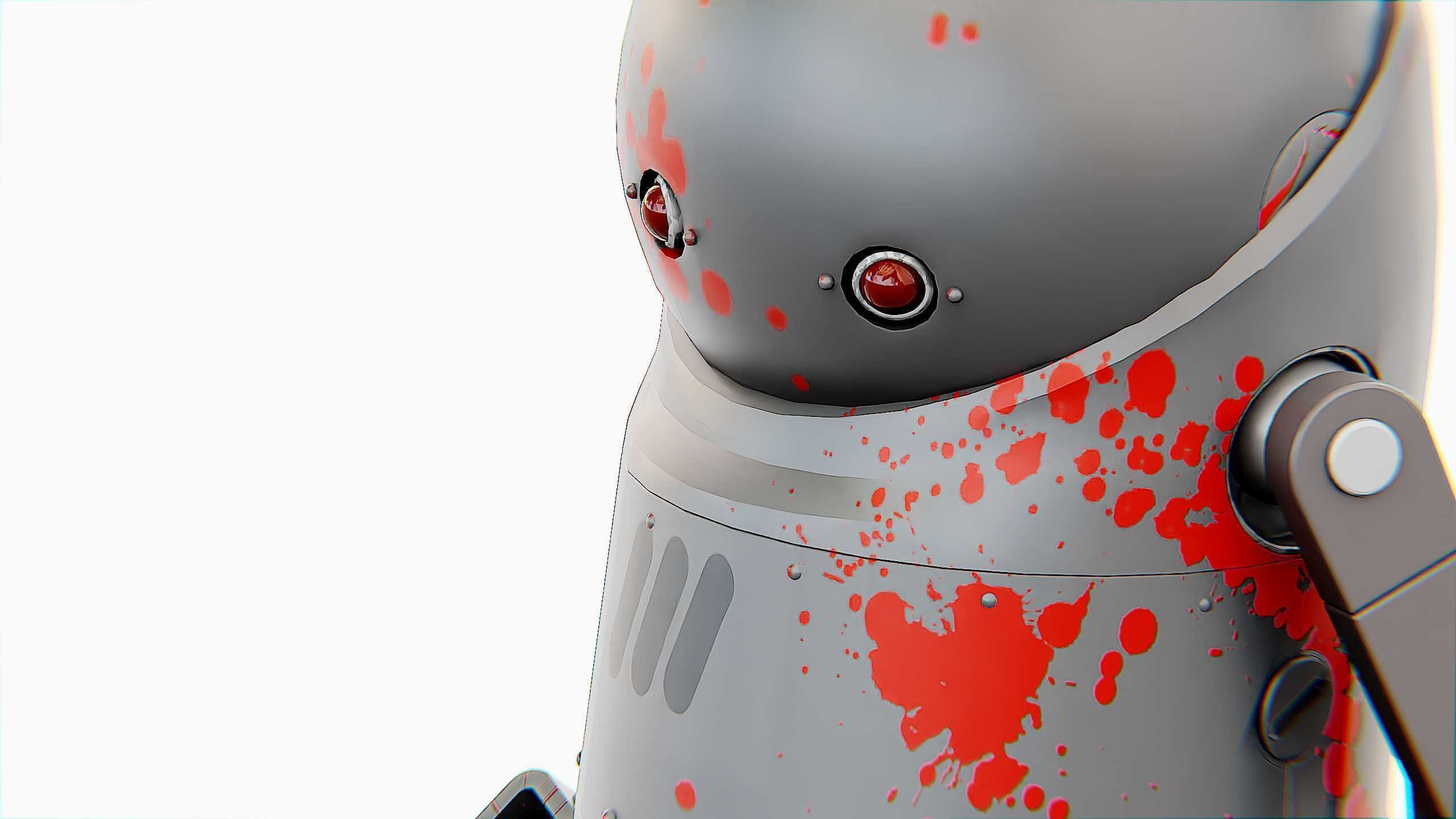 TOON KILLER BOT Rigged for Unreal Engine - Unity - MIXAMO  3D model_25