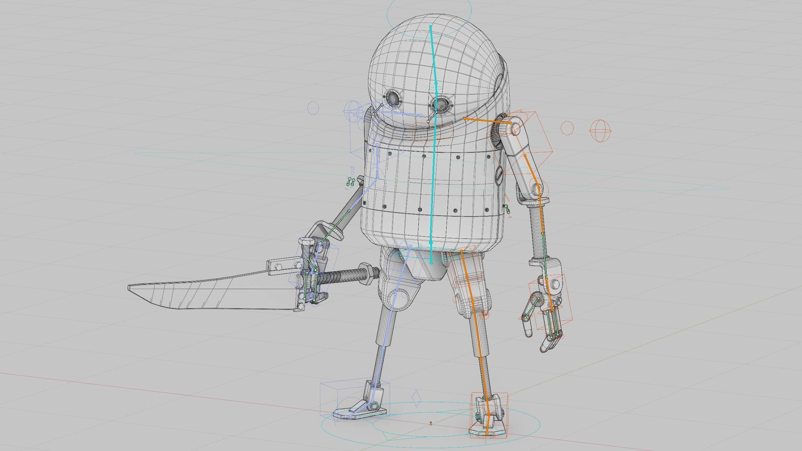TOON KILLER BOT Rigged for Unreal Engine - Unity - MIXAMO  3D model_40