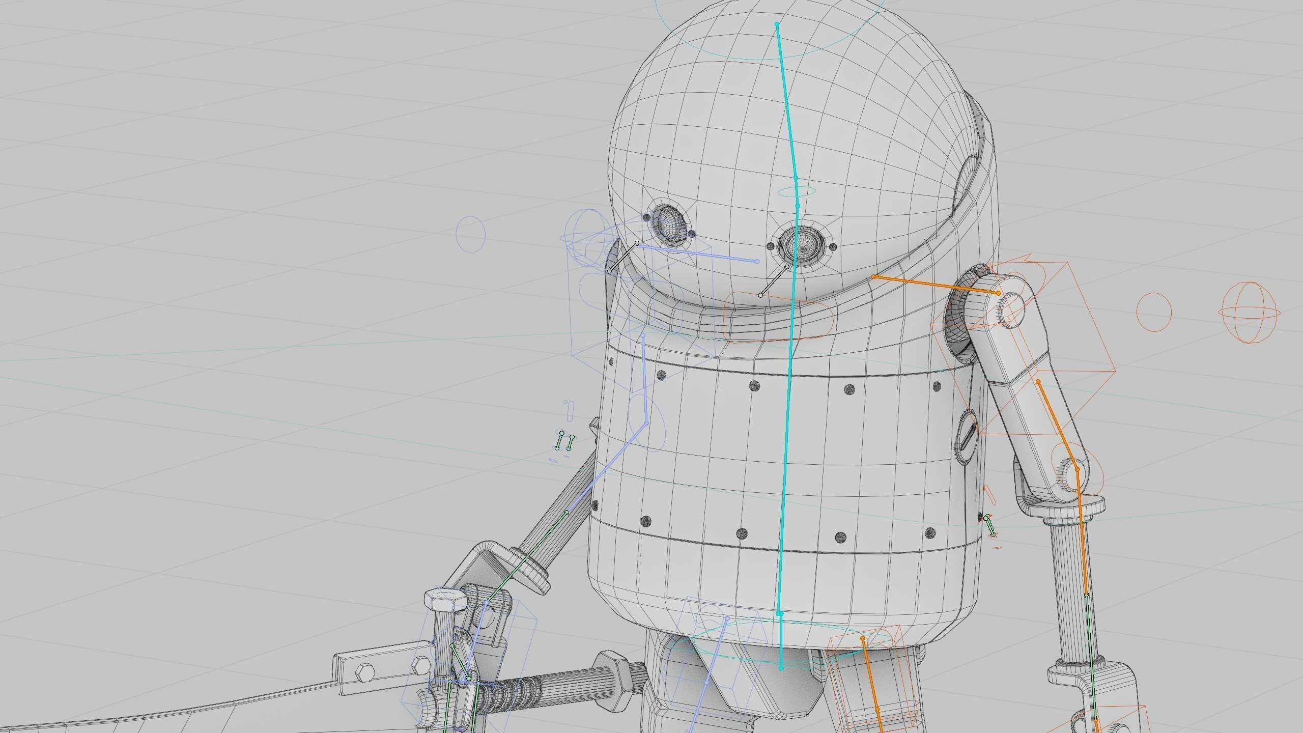 TOON KILLER BOT Rigged for Unreal Engine - Unity - MIXAMO  3D model_42