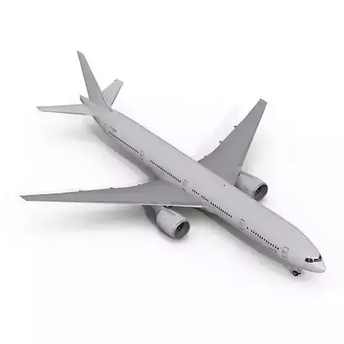 Download 3D Model of Boeing 777-300 3D model