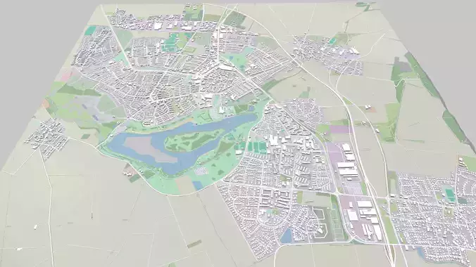 Cityscape Salzgitter Germany