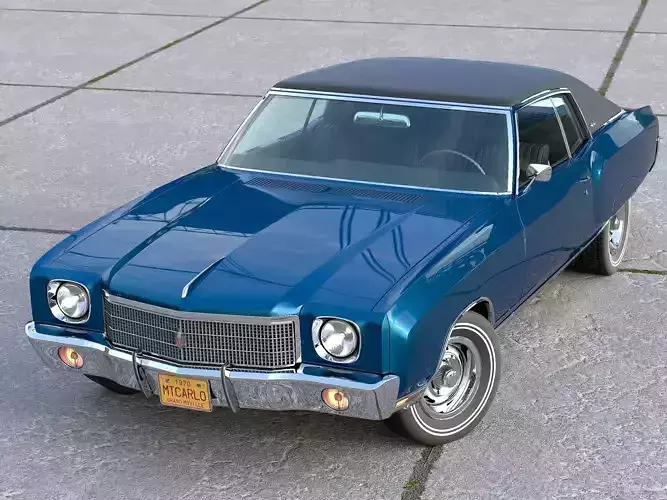 Chevrolet Monte Carlo 1970 3D model