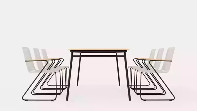 Bjorko and Hono dining set