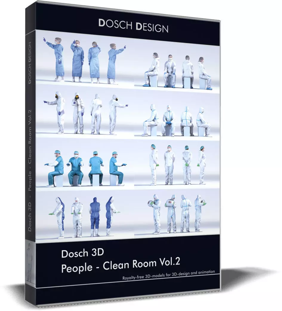 Dosch 3D - People - Clean Room Vol 2 3D model_0