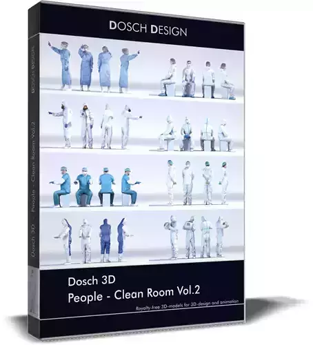 Dosch 3D - People - Clean Room Vol 2