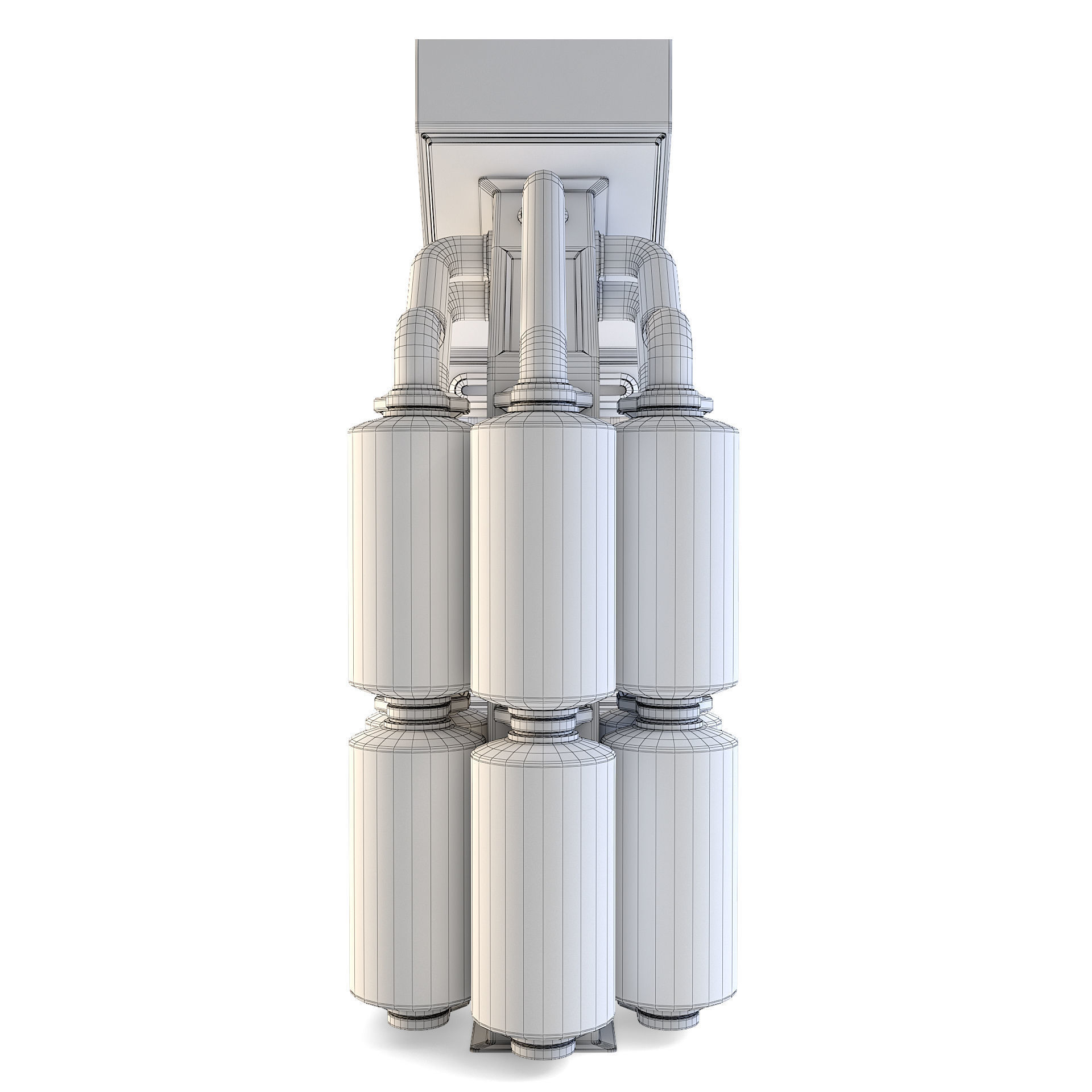 Space Station Wall 6 3D model_1