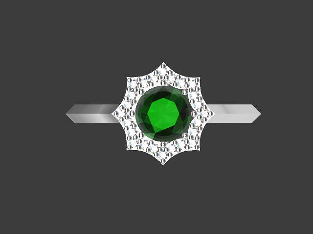 Star solitaire 3D print model