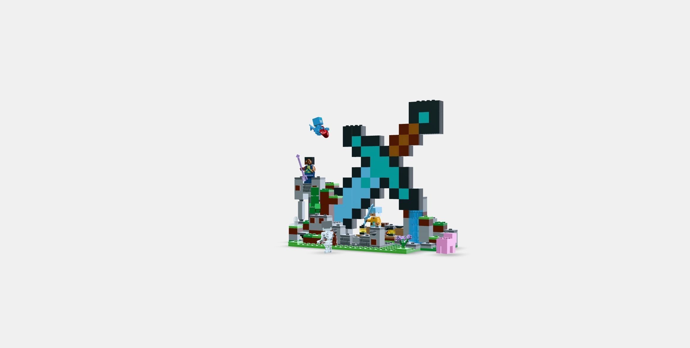 LEGO Minecraft The Sword Fortress 21244 3D model_12