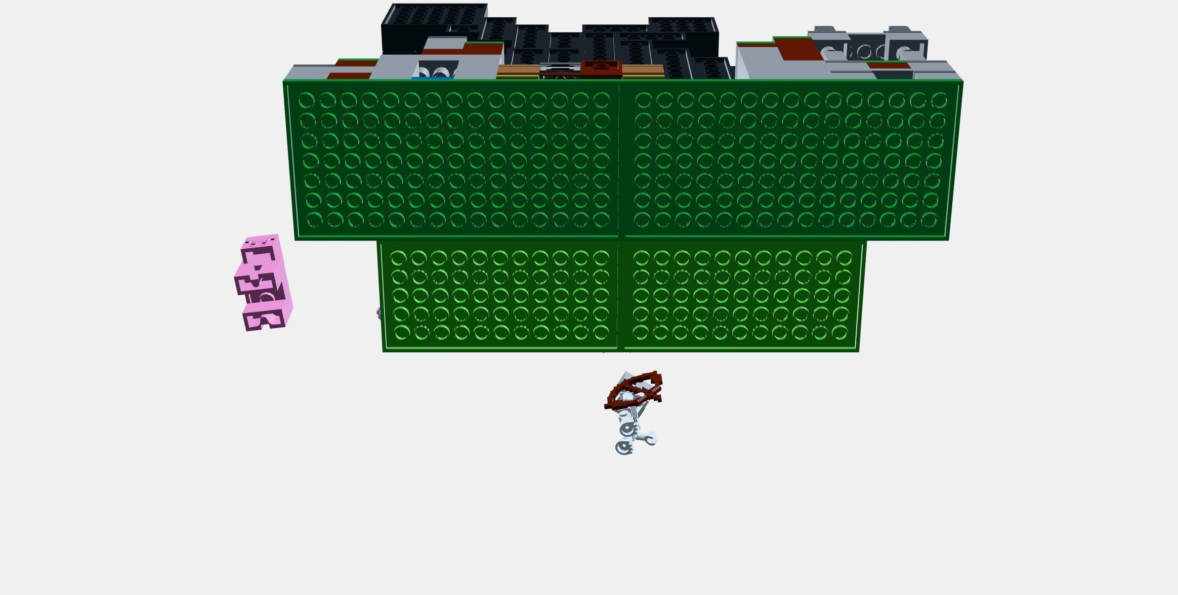 LEGO Minecraft The Sword Fortress 21244 3D model_9