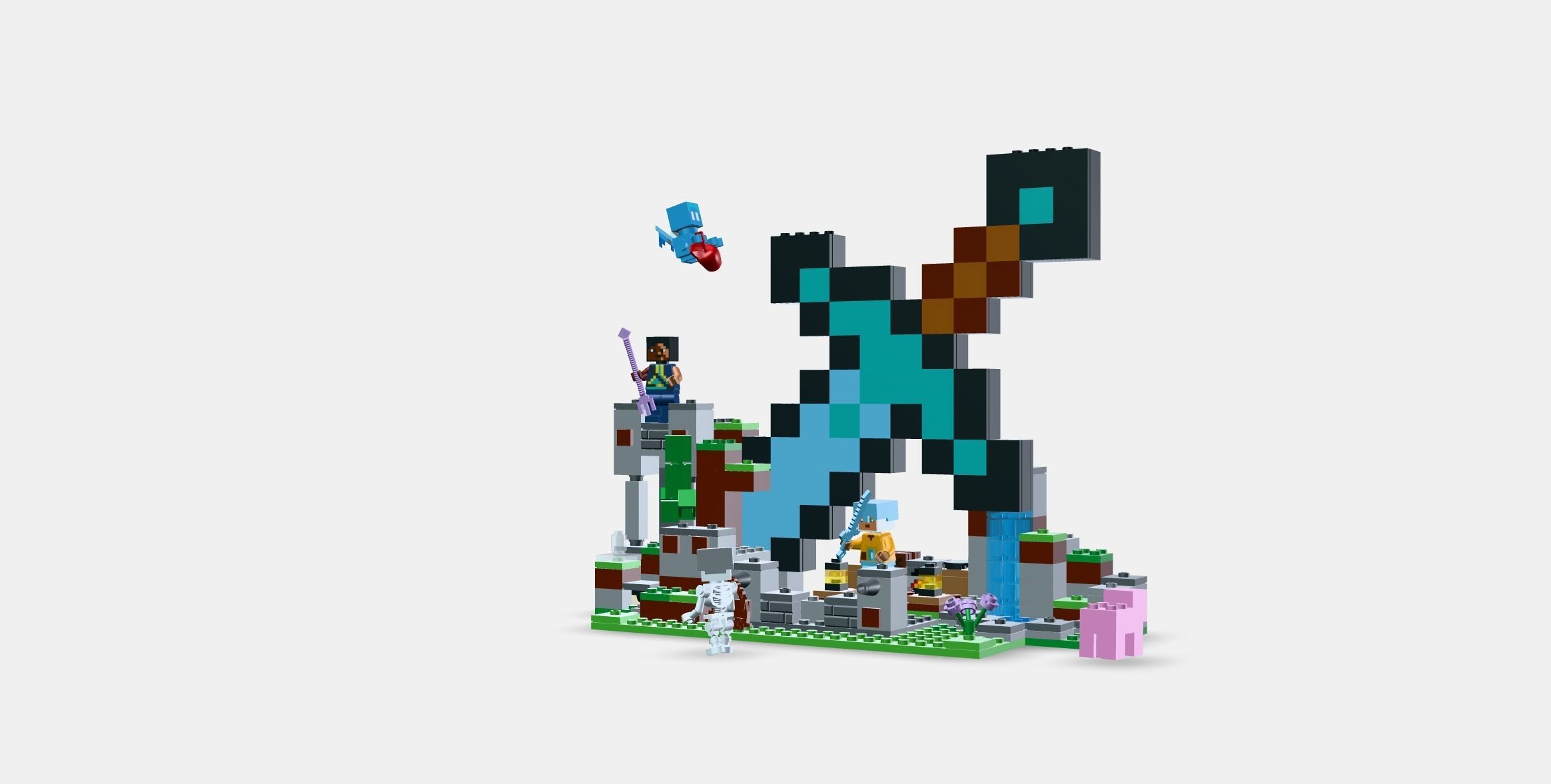 LEGO Minecraft The Sword Fortress 21244 3D model_13